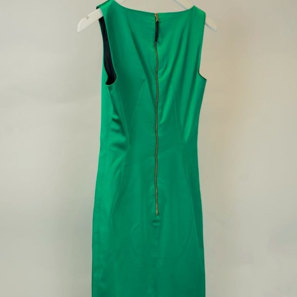 Dolce & Gabbana Green Fitted Satin Dress - Picture 2 of 5